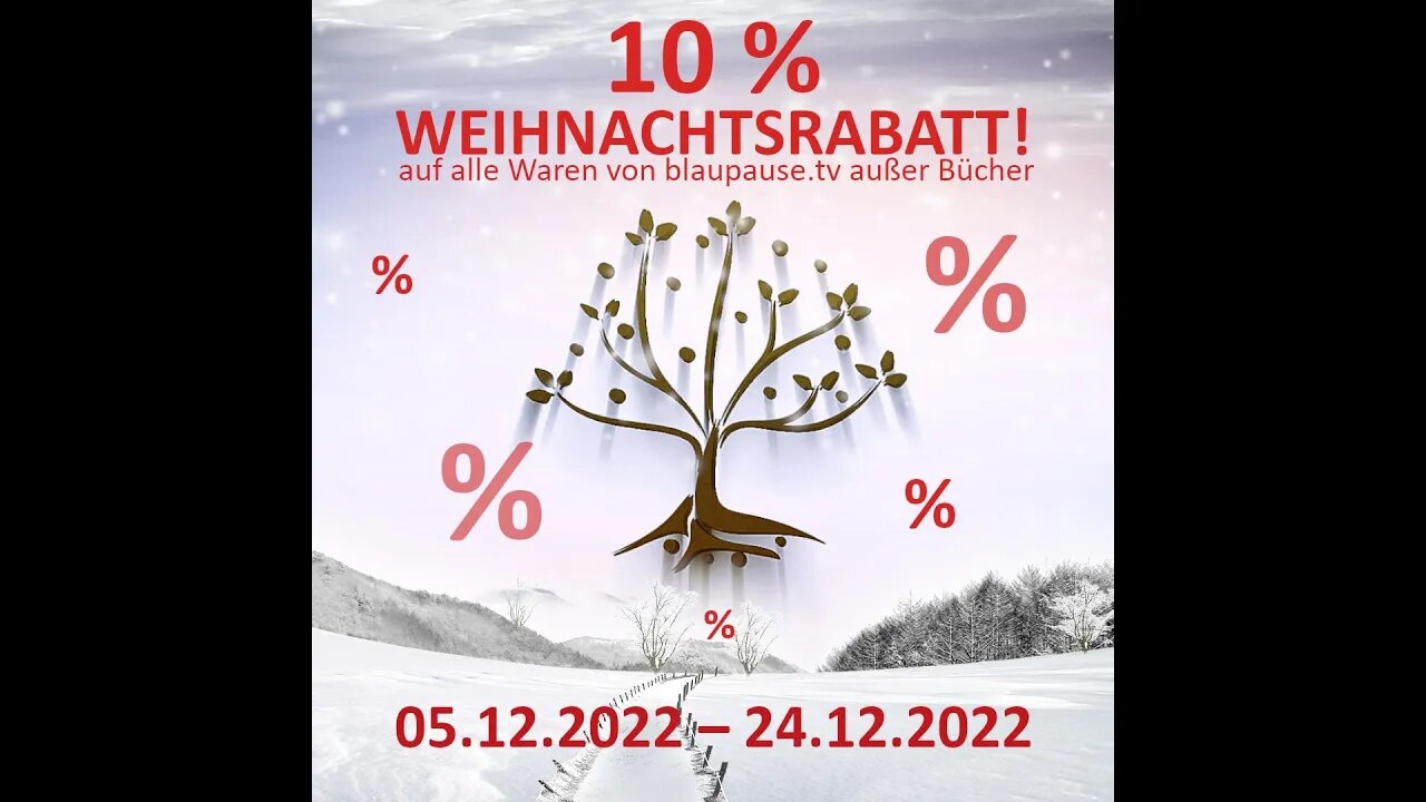 10 Prozent Weihnachtsrabatt! - vom 05.12. bis 24.12.2022 - Wir danken euch für das wunderbare Jahr