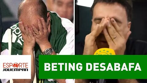 Beting desabafa e explica por que não comemora gols do Palmeiras no ar