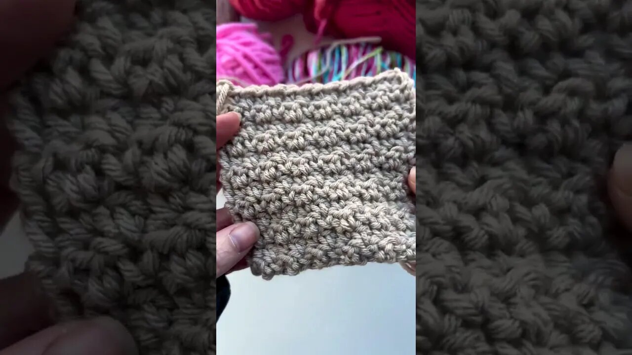 Did you see the Lemon Peel Stitch tutorial on my channel a few weeks ago #shorts #crochet #stitch