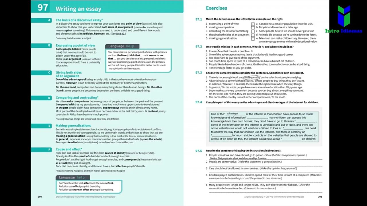 095 - 100 - ENGLISH VOCABULARY IN USE - STYLE AND REGISTER - Pre-intermediate and Intermediate