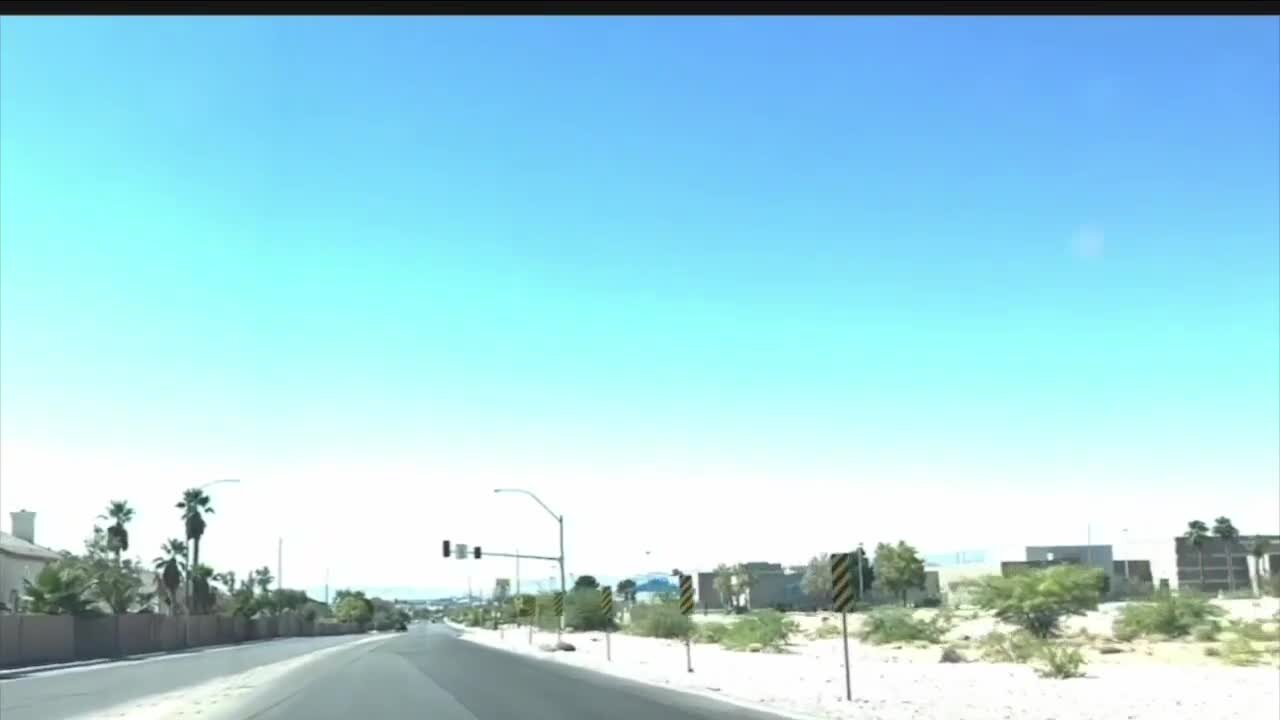 Students, police agencies met at busy Las Vegas intersection to educate drivers on red-light running