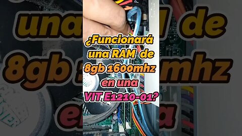 ¿Funcionará una memoria ram de 8gb 1600mhz en una vit E1210-01 (inspur intel h81)?