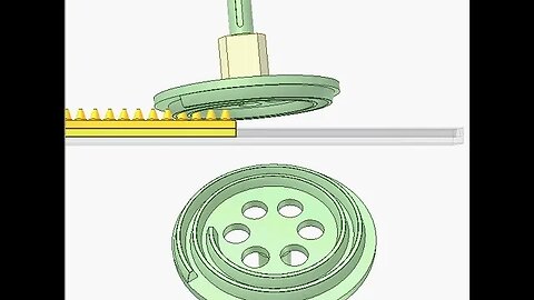 2397 Archimedean spiral gear and Pin rack