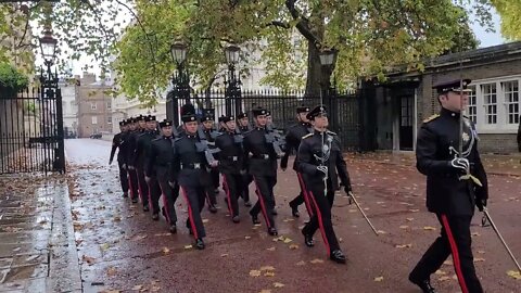 Gurkha soldier's leaving Clarence house #buckinghampalace