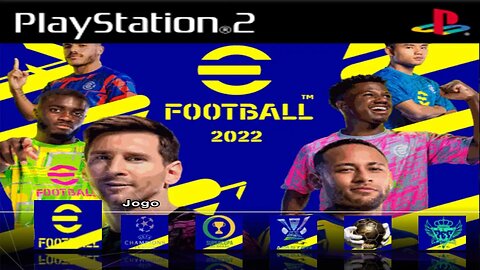 PES 2022 (PS2) EFFOOTBAL ATUALIZADO FEVEREIRO PLAYSTATION 2