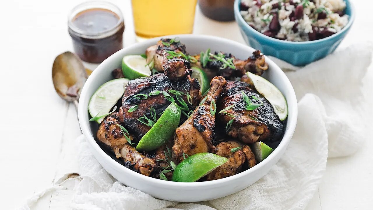 Jamaican Jerk Chicken Recipe » Authentic Marinade + Grill Tips