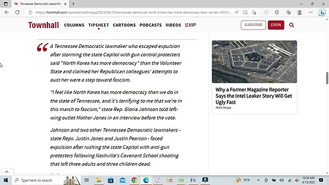 Gloria Johnson Of The Tennesse Three Makes A Couple Of Really Stupid Comparisons