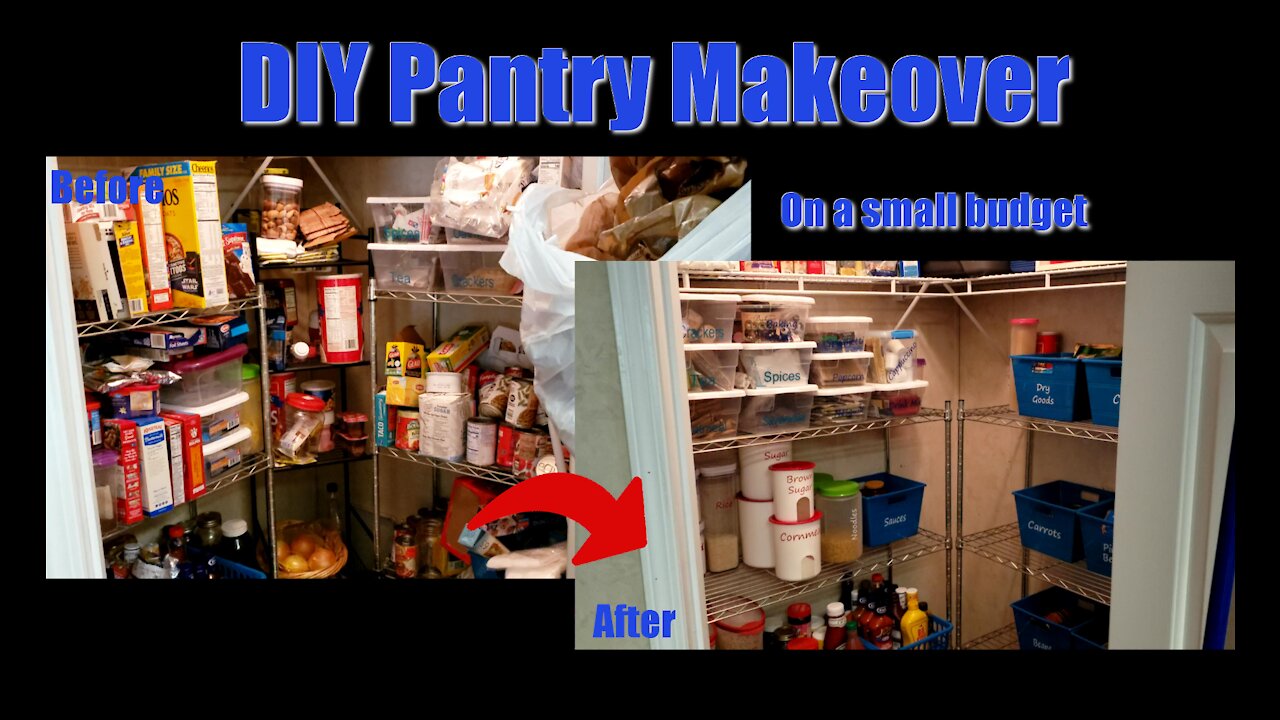 DIY Pantry Makeover