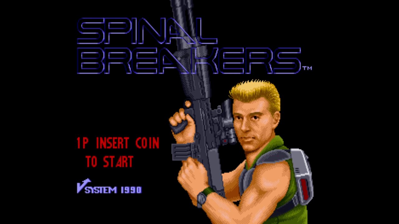 Spinal Breakers Arcade Game, V-System Co 1990, longplay