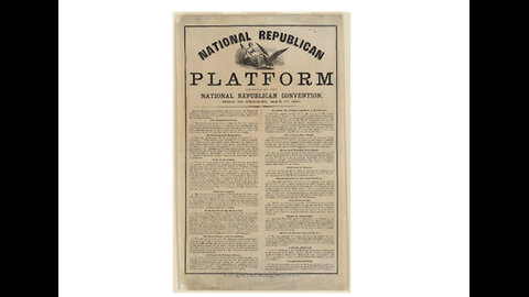 REPUBLICANS RELEASE THEIR PLATFORM (a/k/a "20 common sense proposals America needs - and wants")