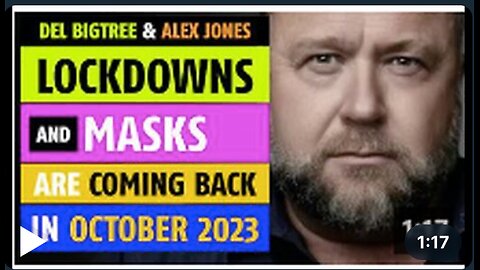 Lockdowns & masks are coming back in Oct 2023, notes Del Bigtree & Alex Jones