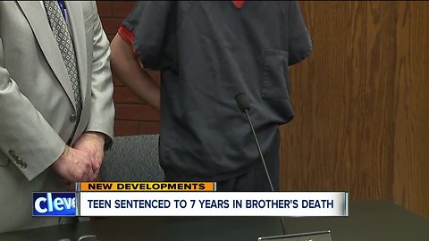 Streetsboro boy sentenced for fatal shooting of 11-year-old brother