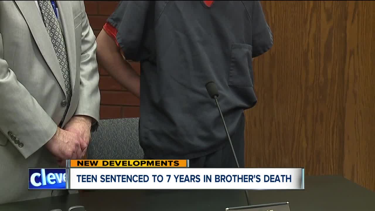 Streetsboro boy sentenced for fatal shooting of 11-year-old brother