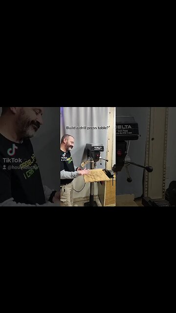 Should I build a drill press table? #creative #project #wood #woodworking #beginners #diy #diycrafts