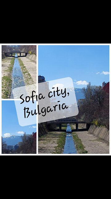 A fragment of Sofia city, Bulgaria