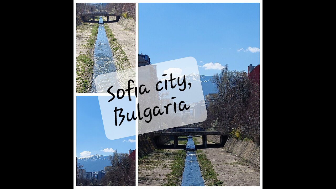 A fragment of Sofia city, Bulgaria