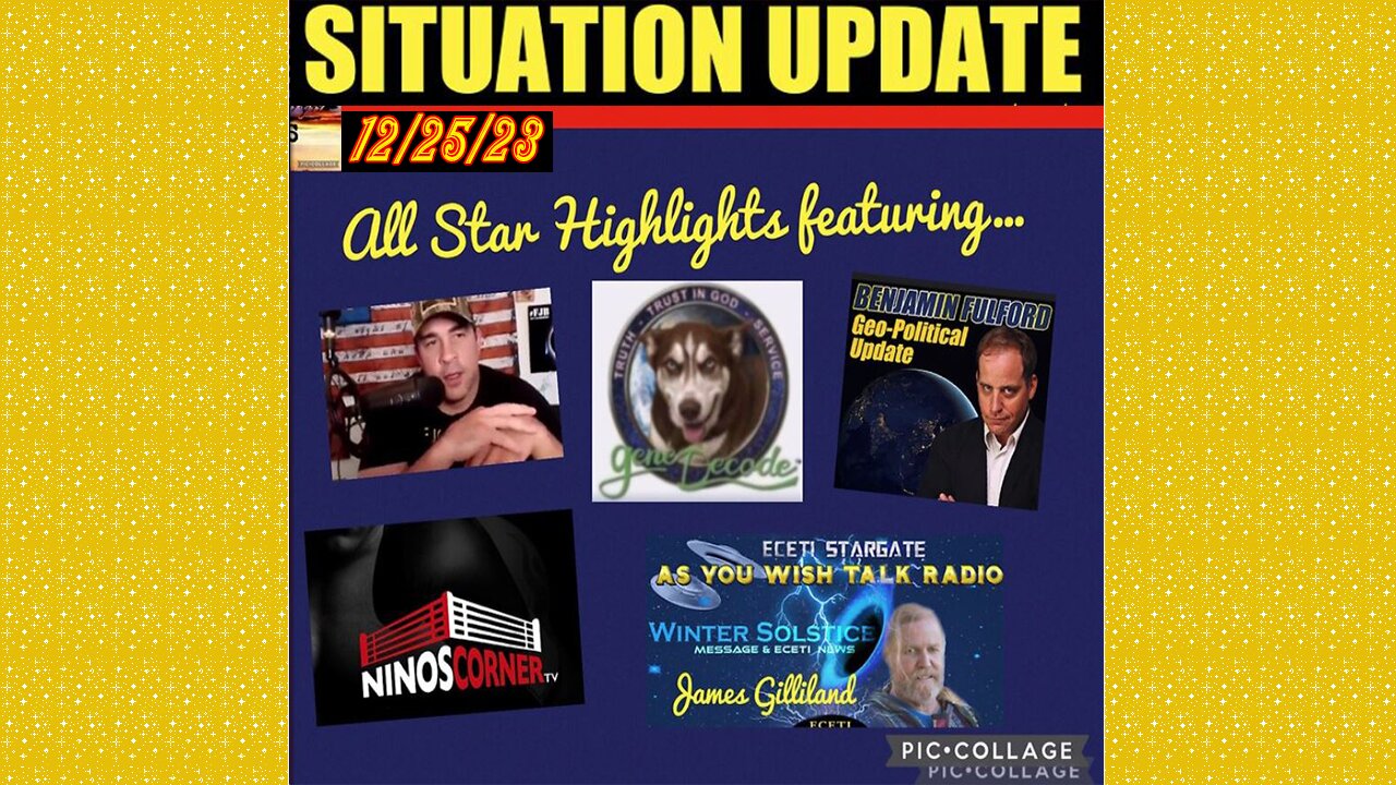 SG Anon. Juan O Savin ~ Situation Update 12/25/23 ~ Restored Republic > Judy Byington- Q+ White Hats