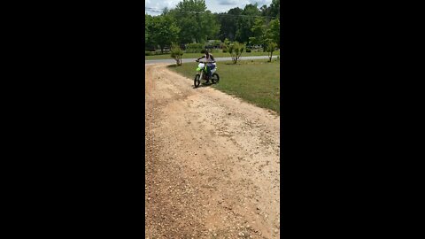 Can’t ride a dirt bike😬