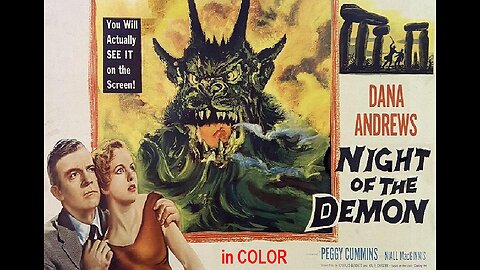 NIGHT OF THE DEMON 1957 in COLOR The Horrifying, Intensely Frightening Uncut UK Version FULL MOVIE