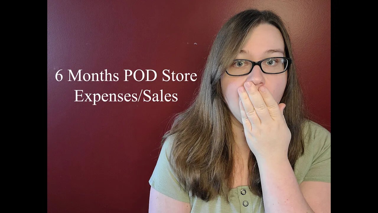 First 6 Months POD Store Sales and Expenses