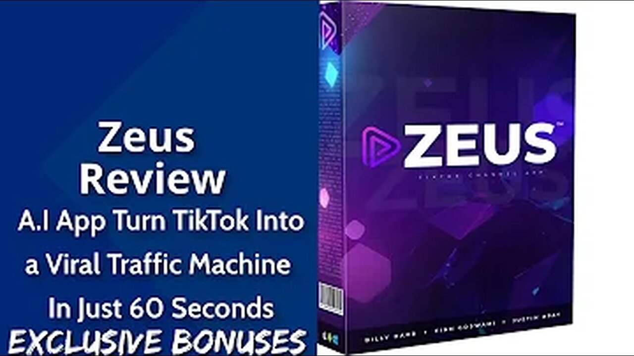 Zeus Review _ A.I App Turn TikTok Into a Viral Traffic Machine In Just 60 Seconds