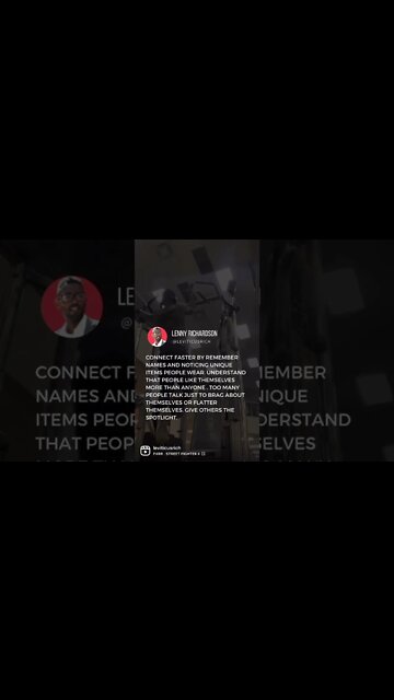 A quick hack to quickly form connections