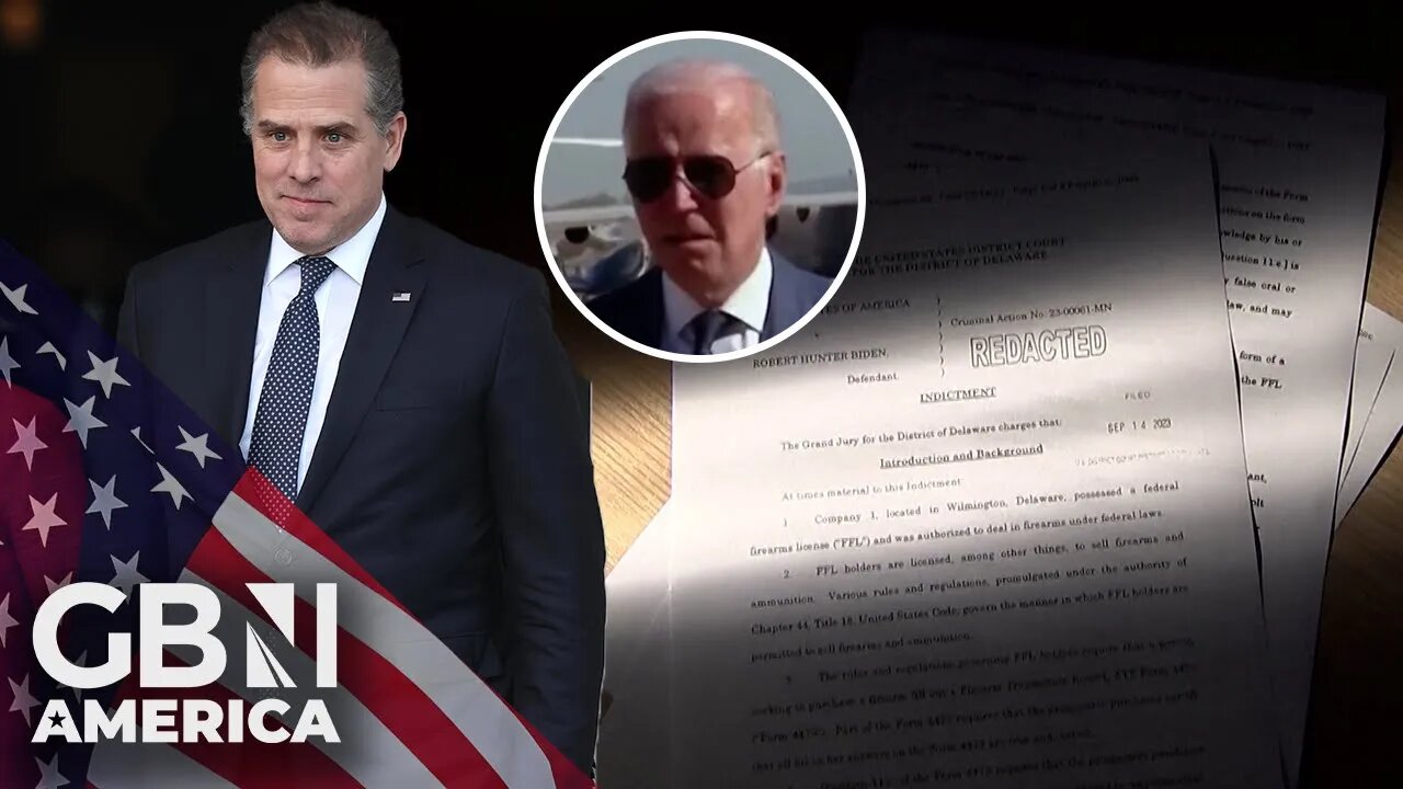 Hunter Biden Indicted | President Joe Biden's son hit with THREE federal firearm charges