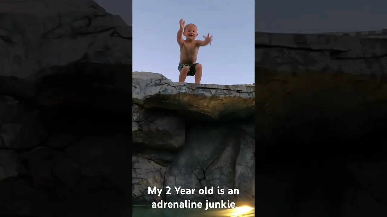 My 2 year old is crazier than yours. 100 percent all boy! #sendit #son #likefatherlikeson