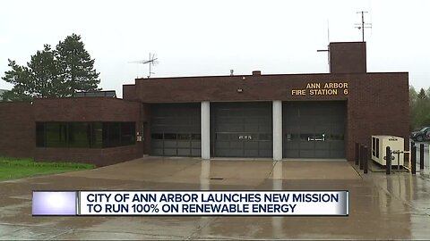 Ann Arbor aims to have 100% of city's municipal government powered by renewable energy in 2035