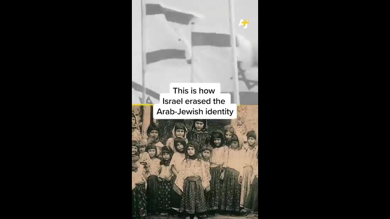 This is how the new Illuminati Israel erased the Arab Jewish identity.