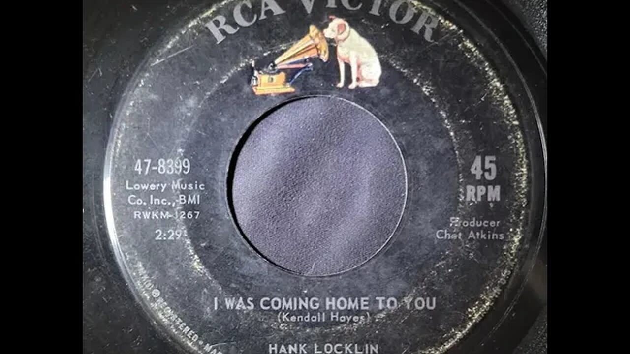 Hank Locklin – I Was Coming Home to You