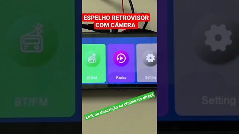 ESPELHO RETROVISOR COM CÂMERA