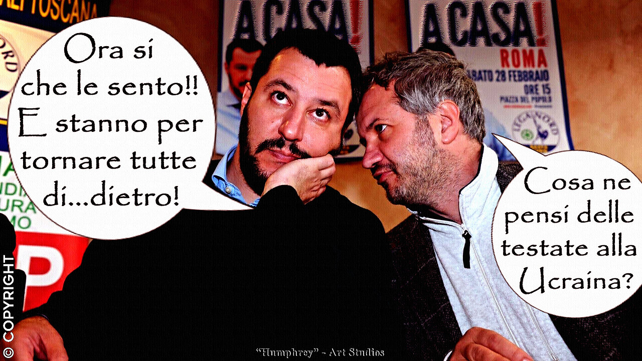 #UNTERMENSCHEN - MATTEO SALVINI: “SCENA MUTA SUI VACCINI... IO DIFENDO I CONFINI!!”🤡👿🤡 = 🛑NON LA FARANNO FRANCA TUTTI QUELLI CHE ABBIAMO AVUTO TRA I PIEDI!! =😇💖🙏