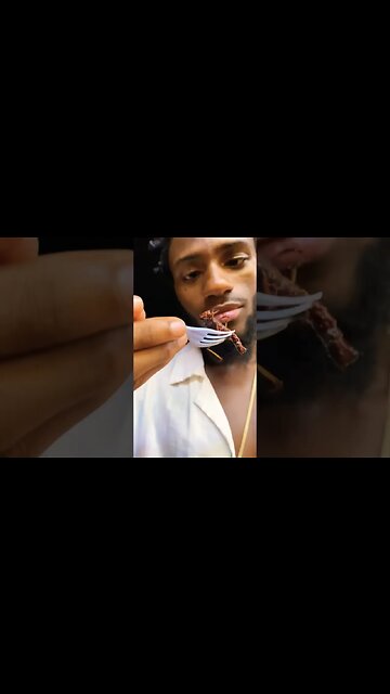 He Ate His First Bug!