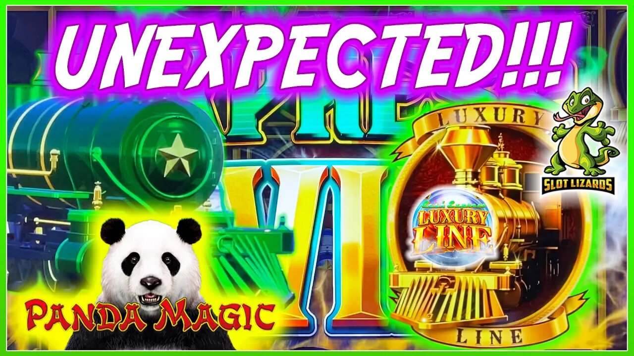 UNEXPECTED JACKPOT!!! Dragon Link Panda Magic VS Luxury Line Timberwolf Slot TRAINS! HIGHLIGHT!