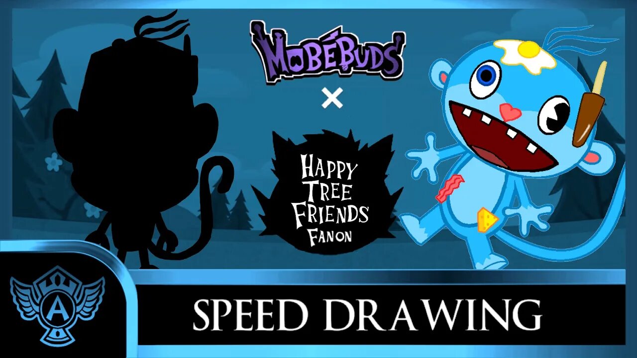 Speed Drawing: Happy Tree Friends Fanon - Munches | Mobebuds Style