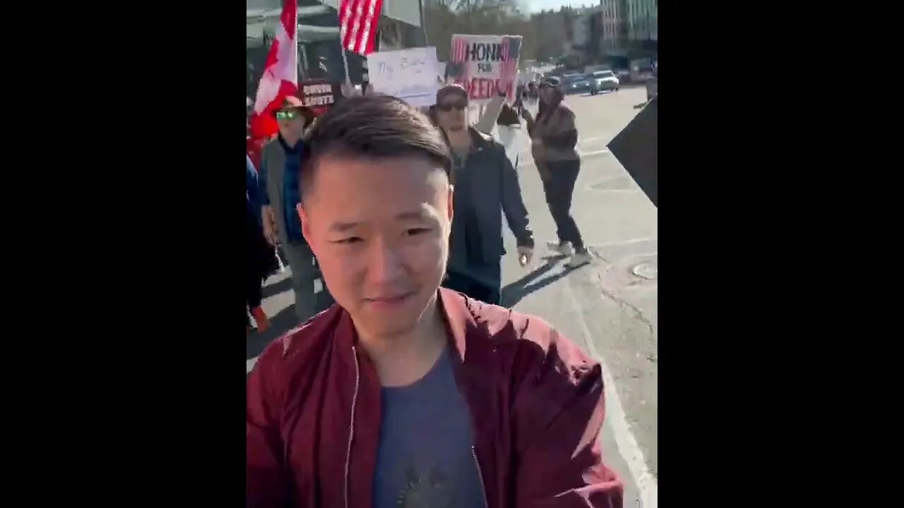 Courage Is Contagious- March For Freedom in Bellevue, Washington State 02/12/2022