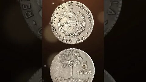 Guatemala 5 Centavos 1961. #shorts #viral #coinnotesz