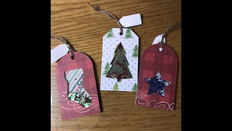 Shaker Tags/Ornaments tutorial