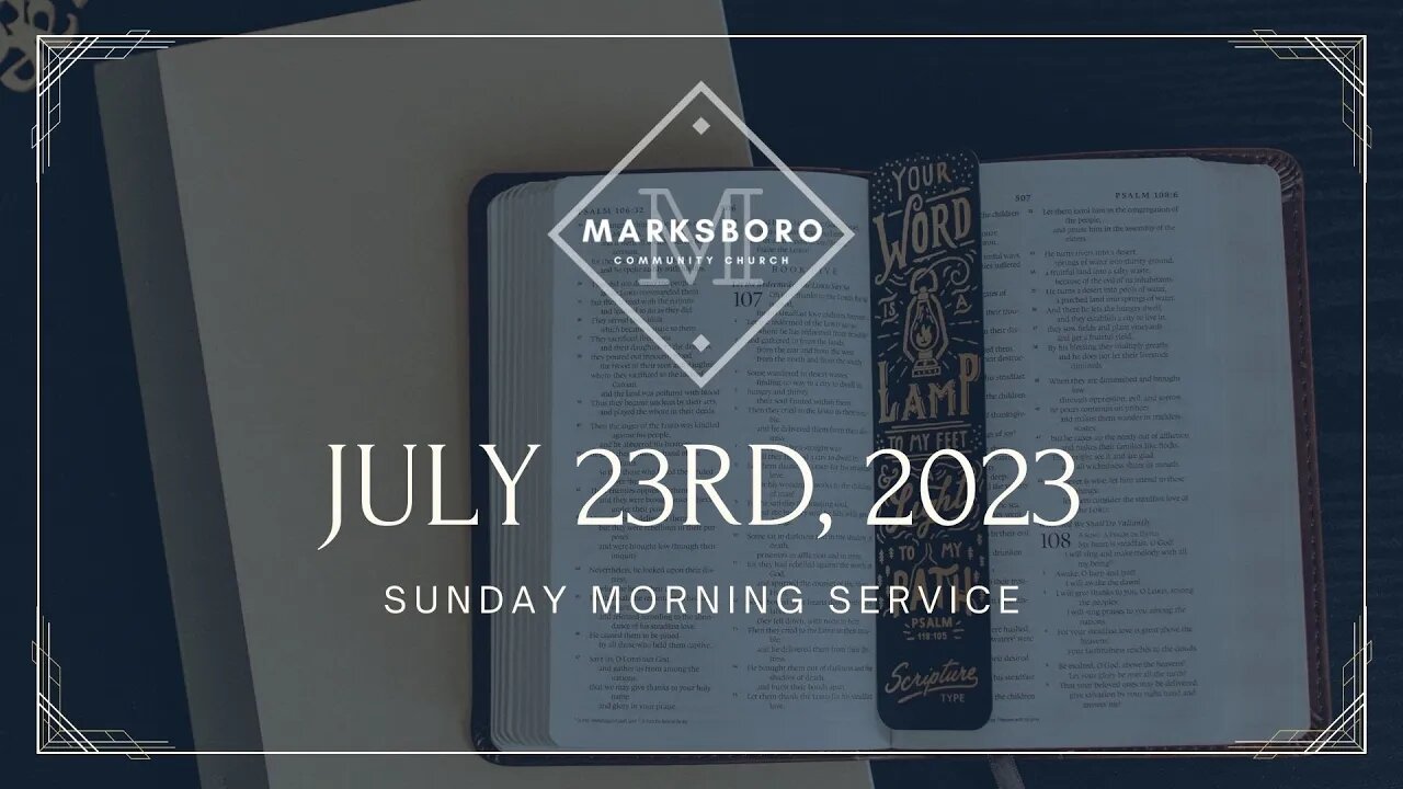 MCC July 23rd Sunday Service