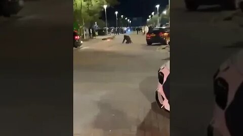 CHAV FALLS OFF BIKE