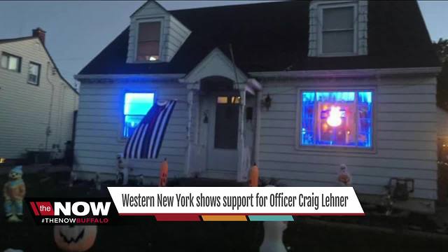 Western New York shows support for Officer Lehner