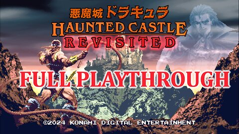 Haunted Castle Revisited - Castlevania Dominus Collection (PC) Longplay
