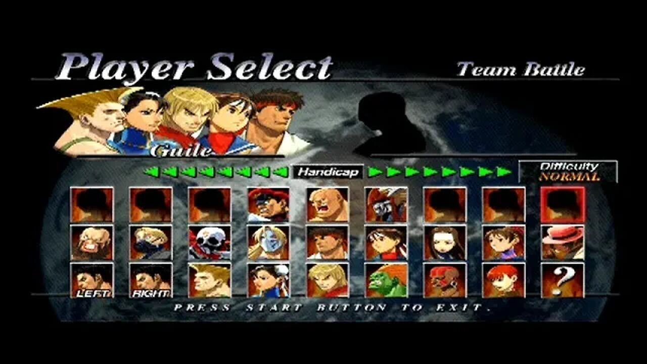 Street Fighter EX3 PS2 Team Battle Playthrough 01/07/23