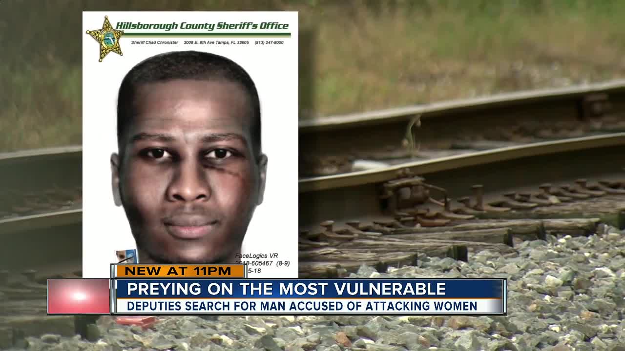 Sheriff's Office searches for unknown suspect targeting homeless women