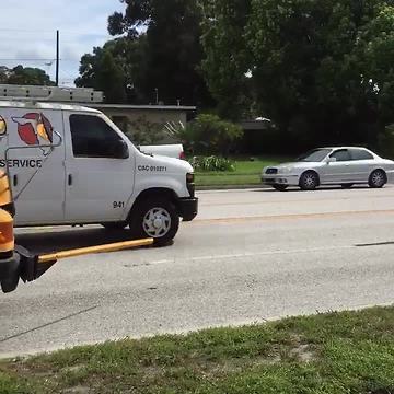 WATCH: Video captures drivers zooming past bus stop