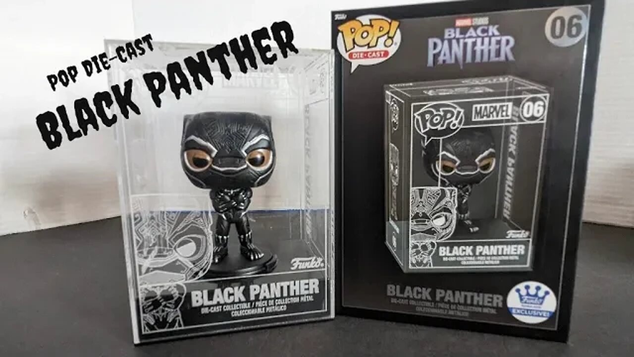 Pop Die-Cast Black Panther Funko Pop (#06) Collectible (a $50 Pop!)- Rodimusbill Unboxing and Review