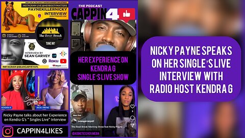 NICKY PAYNE ​⁠ Interview - Her Experience on KENDA G’s Singles Live Show