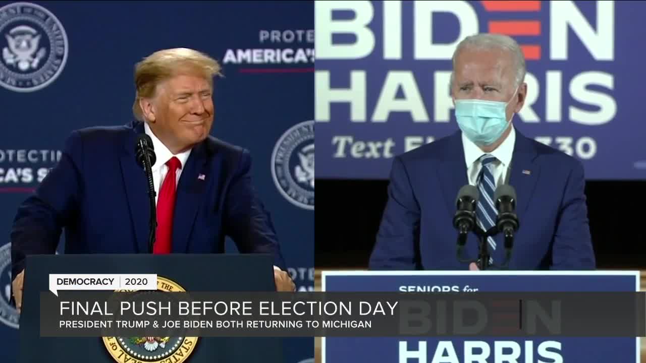 Final push for swing voters in Michigan before Election Day