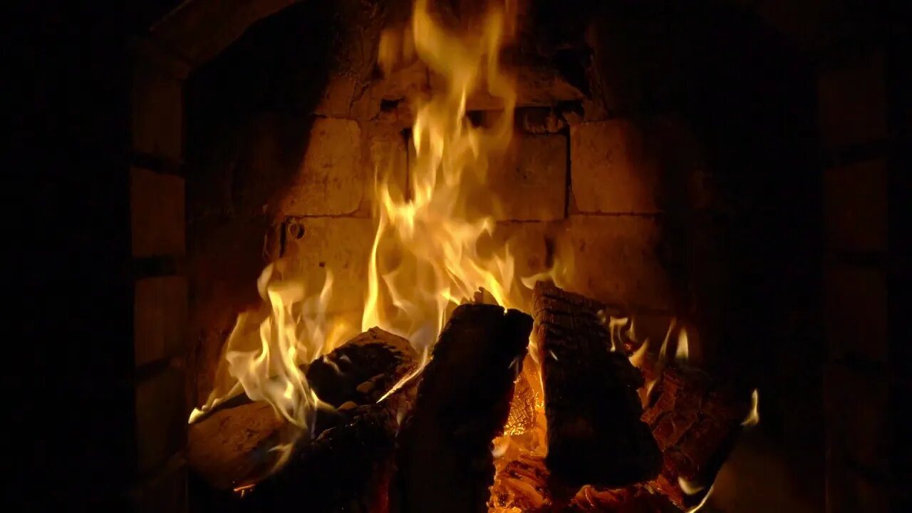 Crackling Fireplace |8 Hours| Ambient Natural Fireplace Sounds for Holidays, Relaxing, Sleep, Study